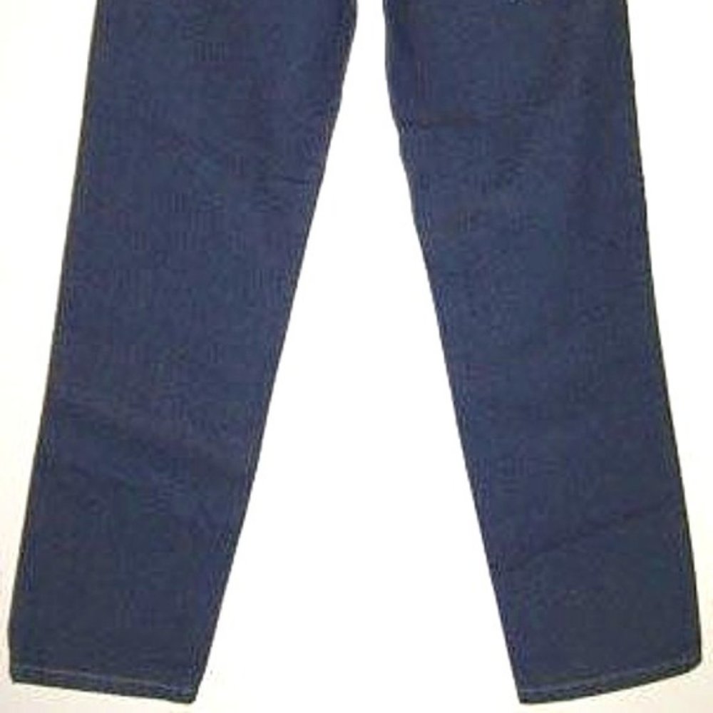 True Vintage New Old Stock Dark Blue Cotton Denim Jeans Pants - Picture 2 of 8